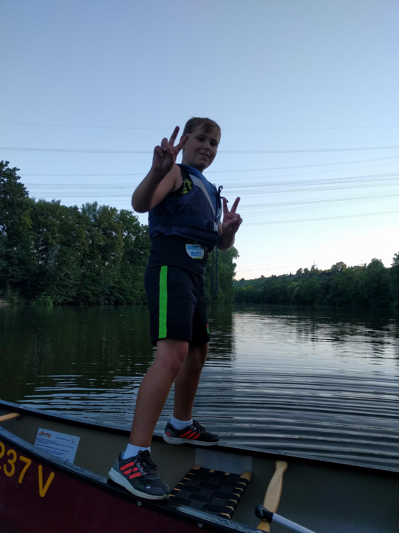 Auf dem Wasser mit eigener Kraft